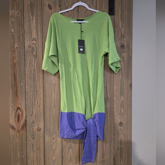 Rondina Knit Colorblock Dress - Picture 1 of 4